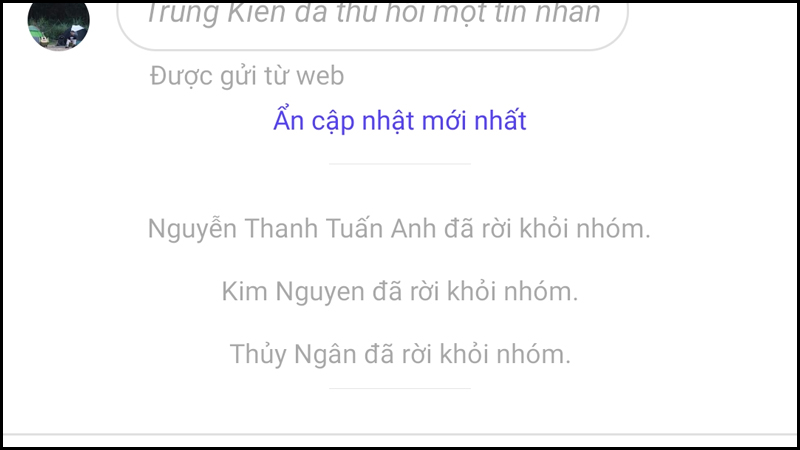 Kiểm tra nhóm chat của bạn còn thành viên không