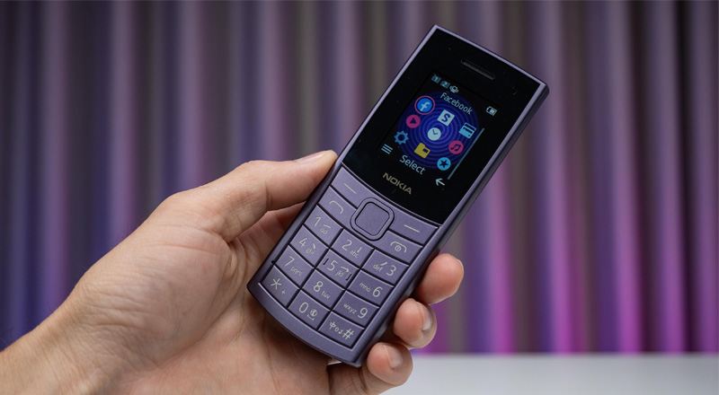 Nokia 110 4G Pro duy trì chế độ chờ lên đến vài tuần chỉ sau 1 lần sạc 