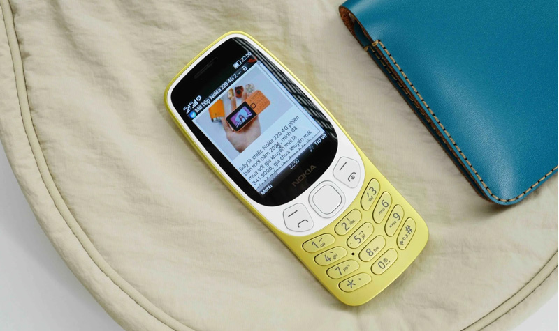 Nokia 3210 4G đáp ứng tốt nhu cầu lướt web của người dùng