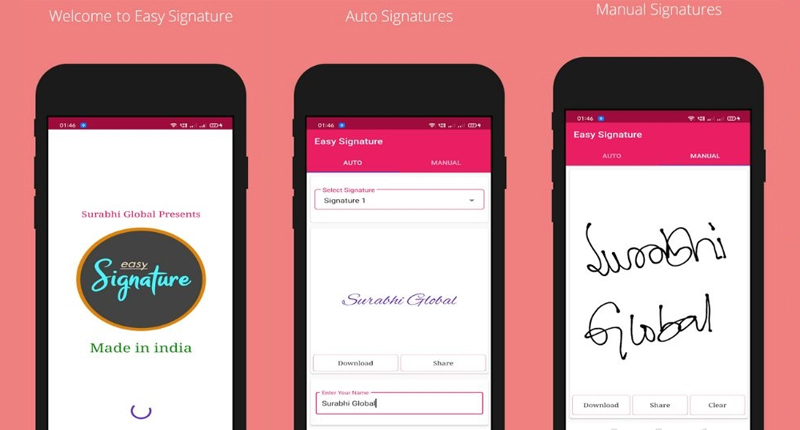 Phần mềm tạo chữ ký trực tuyến Easy Signature