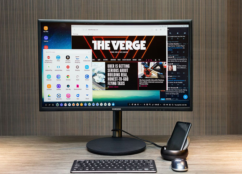 Samsung DeX mang đến những trải nghiệm tuyệt vời