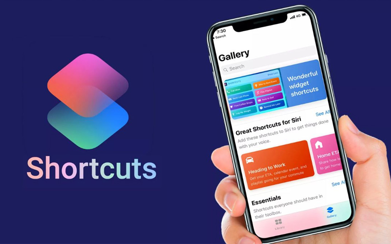 Shortcuts là ứng dụng được ra mắt lần đầu trên iOS 12