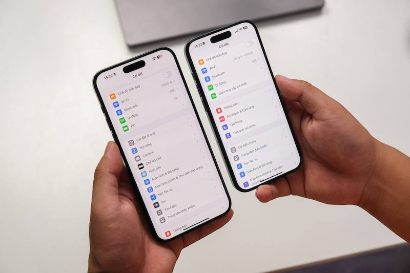 Giao diện ứng dụng Cài đặt trên iOS 18 đã có sự thay đổi