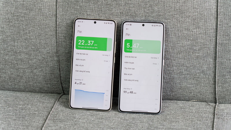 Xiaomi 14T và Xiaomi 14T hoạt động với pin lớn 5000mAh