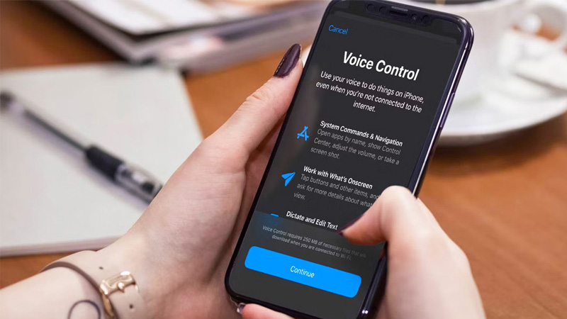 Sử dụng tính năng Voice Control