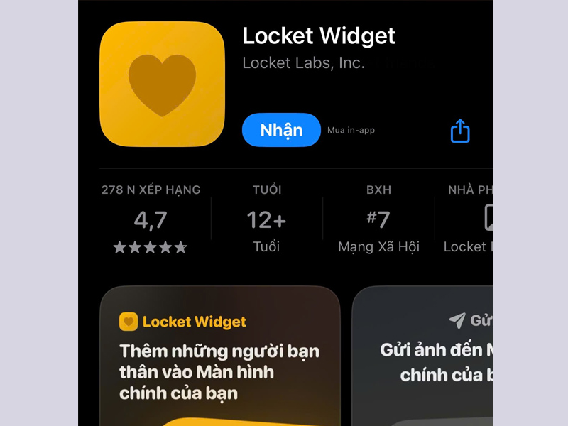 Cách tải Locket Widget về điện thoại để trải nghiệm