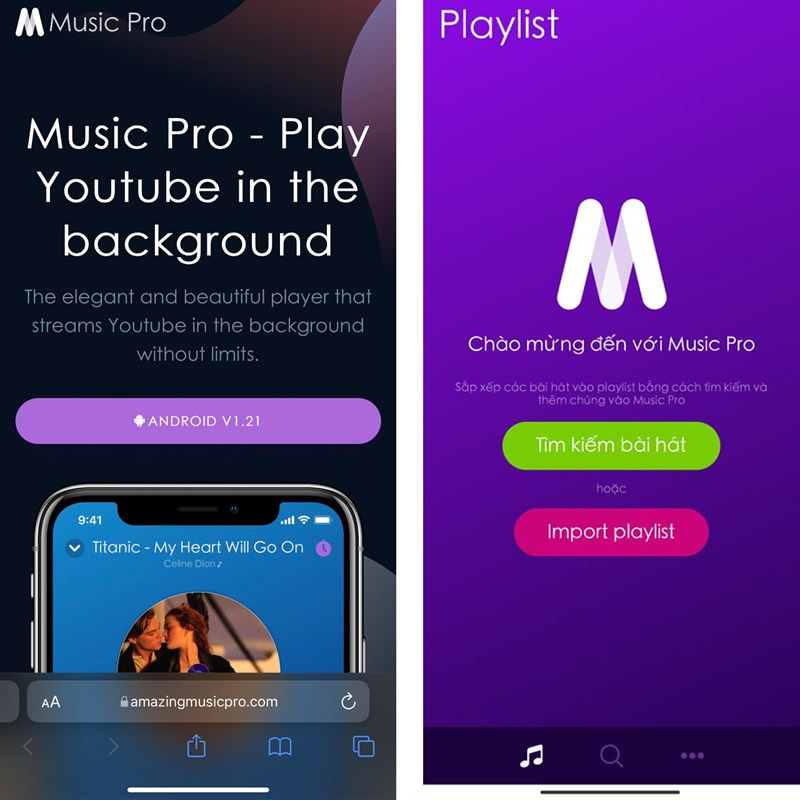 Tải Music Pro về điện thoại