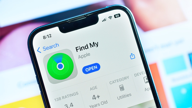 Tải và mở ứng dụng Find My 