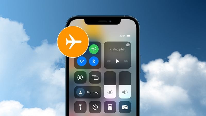 Tắt chế độ máy bay trên iPhone