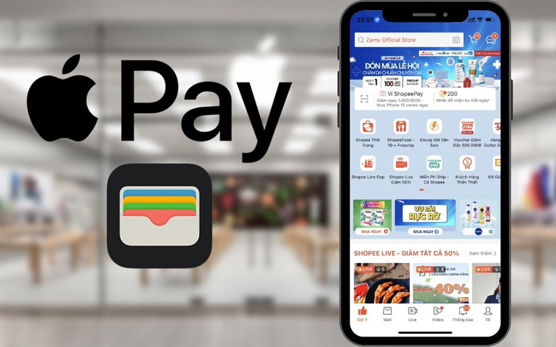 Thanh toán bằng Apple Pay chỉ khả dụng đối với một số thiết bị