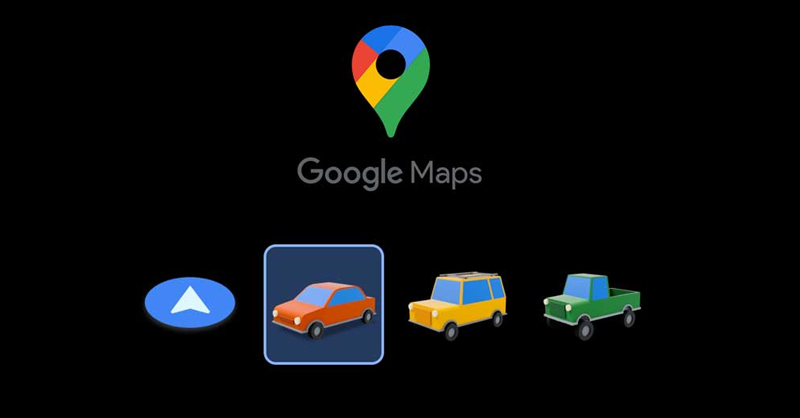 Thay đổi biểu tượng di chuyển là tính năng thú vị của Google Maps