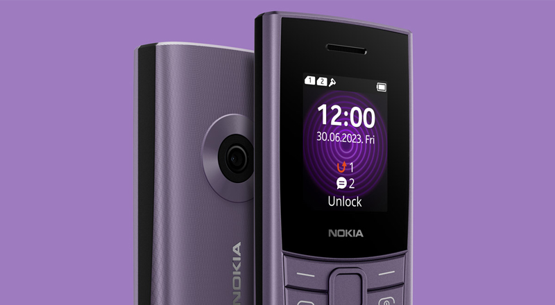 Nokia 110 4G Pro có thiết kế hiện đại