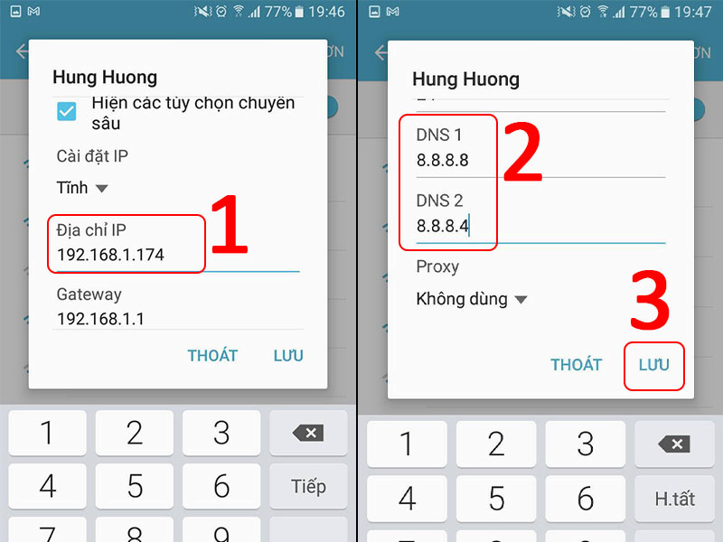 Thiết lập lại địa chỉ IP của mạng