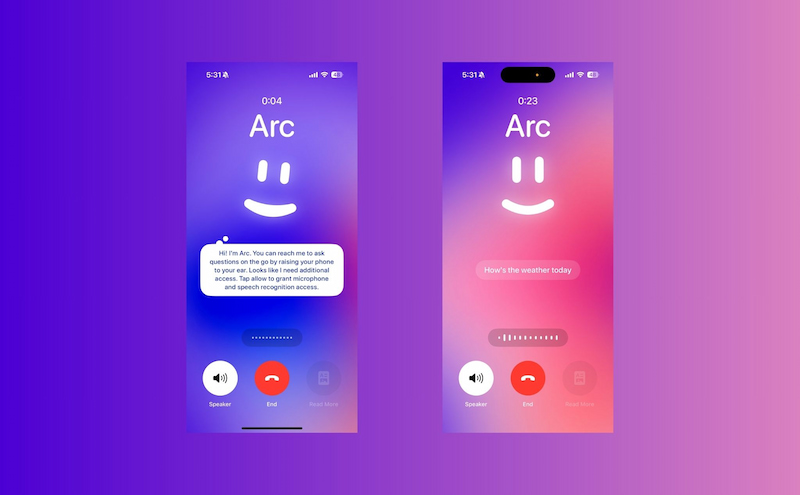 Trò chuyện với Arc Search trên iPhone