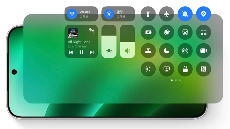 Trung tâm điều khiển của ColorOS 15 khiến người dùng hài lòng