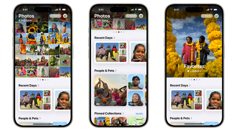 Ứng dụng Photos được thiết kế mới của hệ điều hành iOS 18