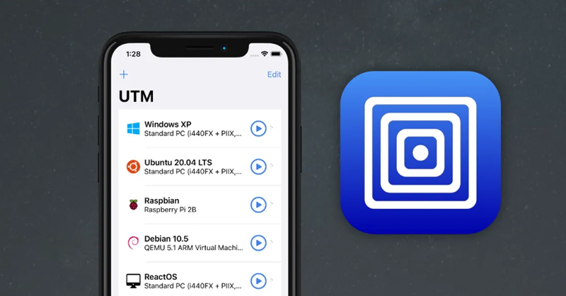 UTM SE là trình giả lập được thiết kế cho các thiết bị Apple
