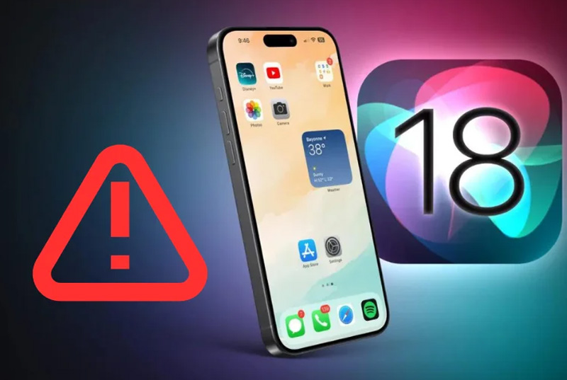 Việc cập nhật iOS 18 Beta có thể gây ra lỗi hoặc không ổn định