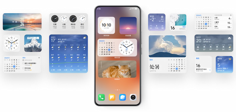 Xiaomi HyperOS 2.0 với hệ thống thời tiết động