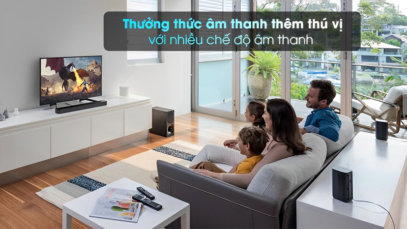 Dàn âm thanh mang đến hiệu ứng âm thanh đa dạng