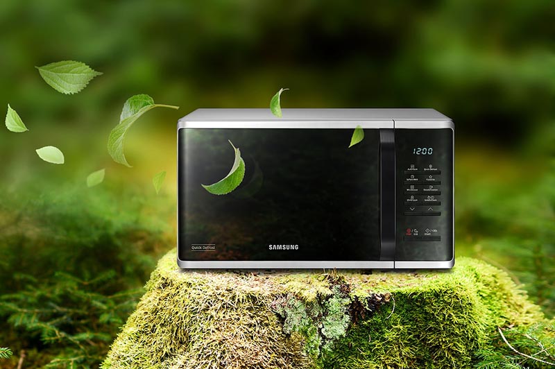 Lò vi sóng Samsung MS23K3513ASV 23 lít rất tiết kiệm điện 