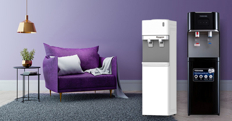 Cây nước nóng lạnh là thiết bị quen thuộc trong gia đình