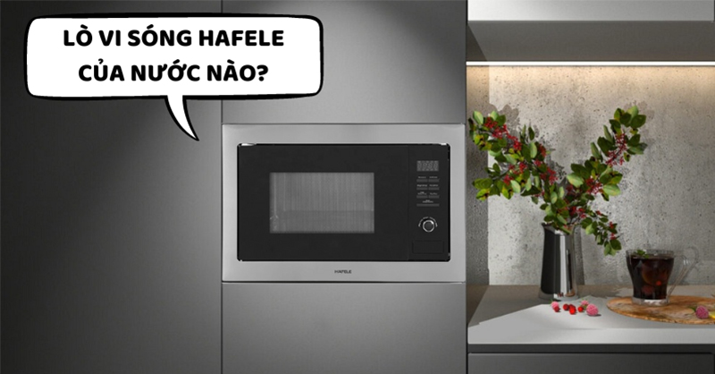 Lò vi sóng Hafele của nước nào?