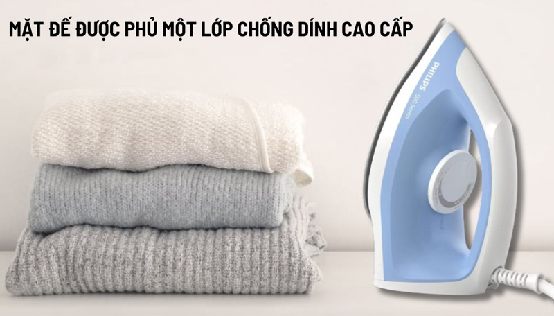 Bàn ủi khô được trang bị nhiều tiện ích hiện đại