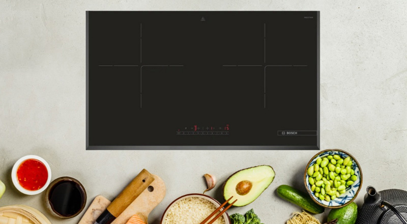 Bếp từ Bosch nổi tiếng với mẫu mã phong phú