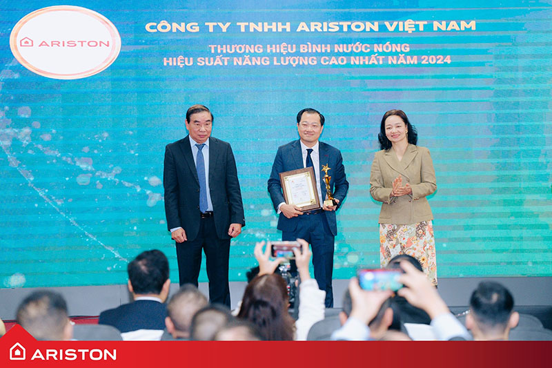 Bình nước nóng Ariston Slim3 là sản phẩm Hiệu suất năng lượng cao nhất 2024