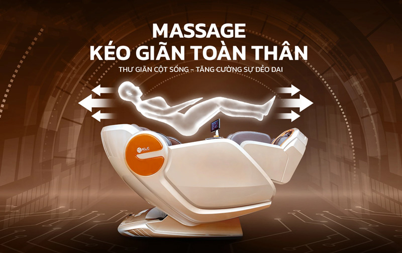 Công nghệ massage kéo dãn toàn thân