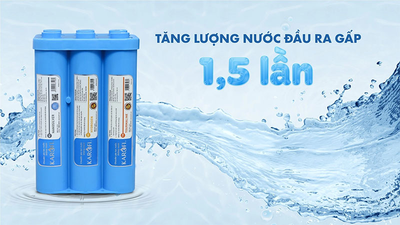 Công nghệ SMAX tăng lượng nước đầu ra