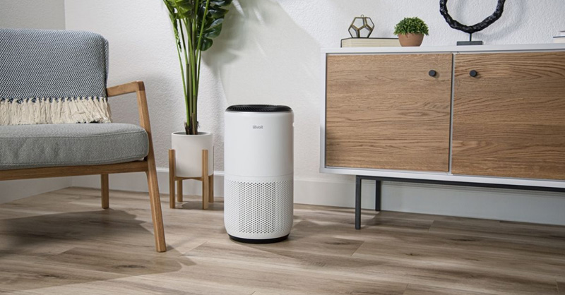 Máy lọc không khí cần có không gian xung quanh để hút và thổi gió 