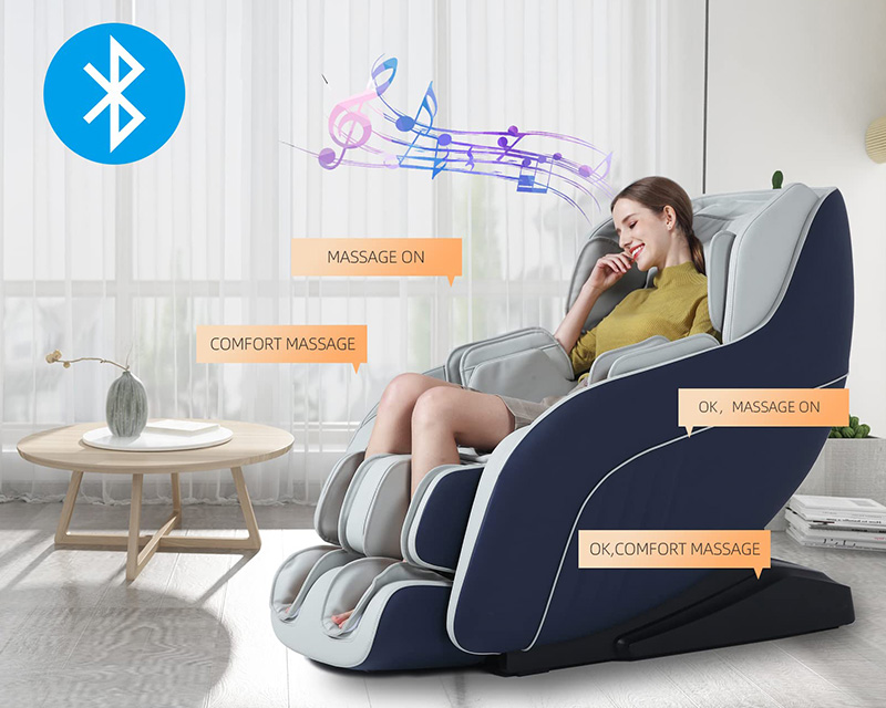 Ghế massage được tích hợp tính năng điều khiển bằng giọng nói tiện lợi