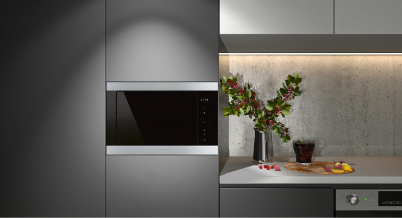 Lò vi sóng âm tủ Smeg FMI325X 26 Lít