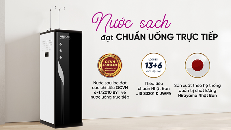 Máy lọc nước nóng lạnh lọc và xử lý nguồn nước