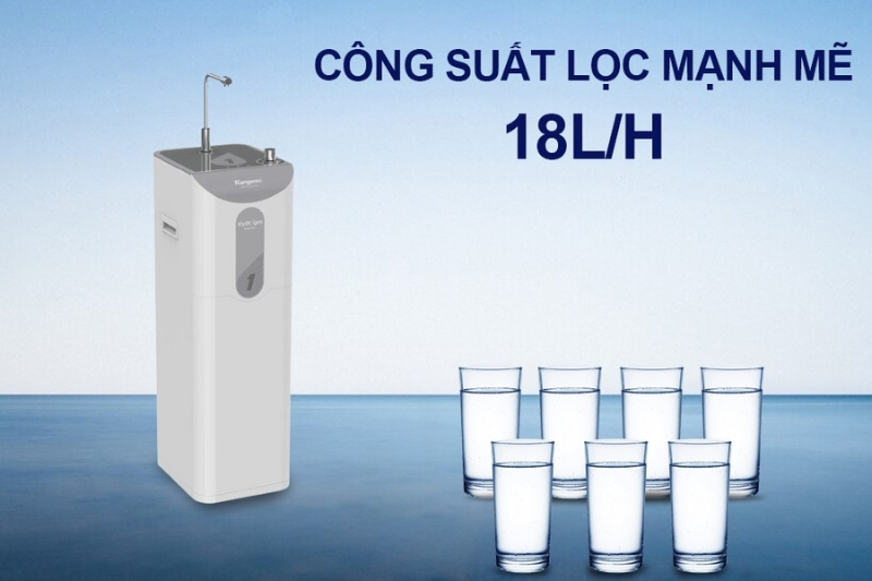 Máy lọc nước RO có công suất lọc mạnh mẽ