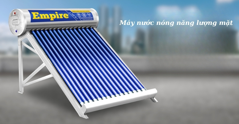 Máy nước nóng năng lượng mặt trời ống với công nghệ ống chân không hấp thụ nhiệt