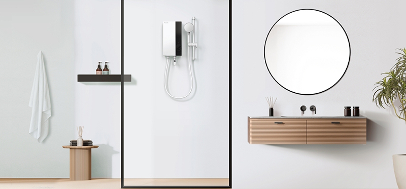 Máy Nước Nóng Trực Tiếp Panasonic DH-4US1VW mang vẻ ngoài sang trọng