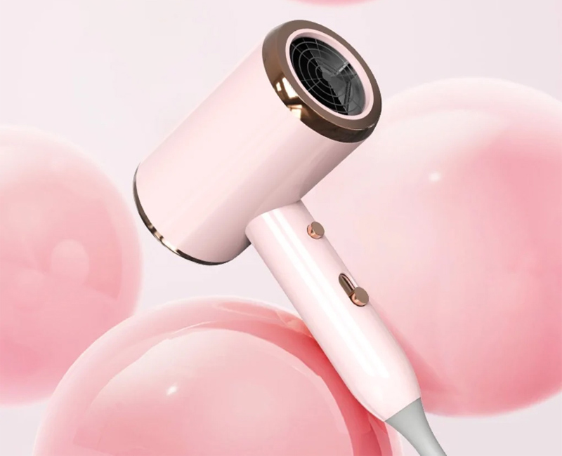 Máy Sấy Tóc Gaabor GHD-N1000D có gam màu hồng pastel bắt mắt