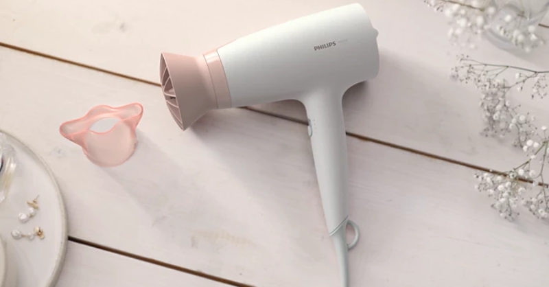 Máy sấy tóc Philips thiết kế thời trang, màu sắc trang nhã