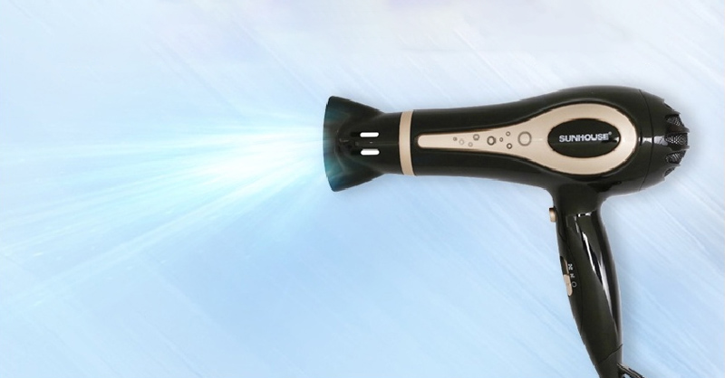 Máy sấy tóc Sunhouse SHD2317 1800W sở hữu thiết kế sang trọng