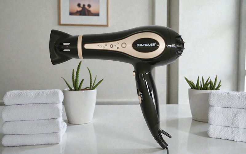 Máy sấy tóc Sunhouse SHD2317 1800W sở hữu thiết kế hiện đại