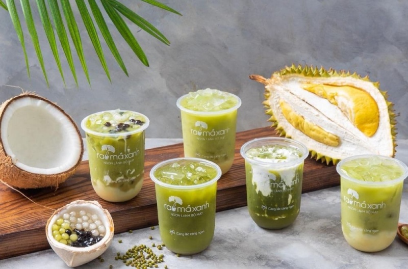 Hướng dẫn làm rau má mix sầu riêng