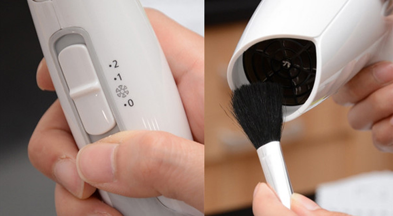 Bộ phận thổi khí là nơi không khí đi qua và được làm nóng trước khi ra ngoài