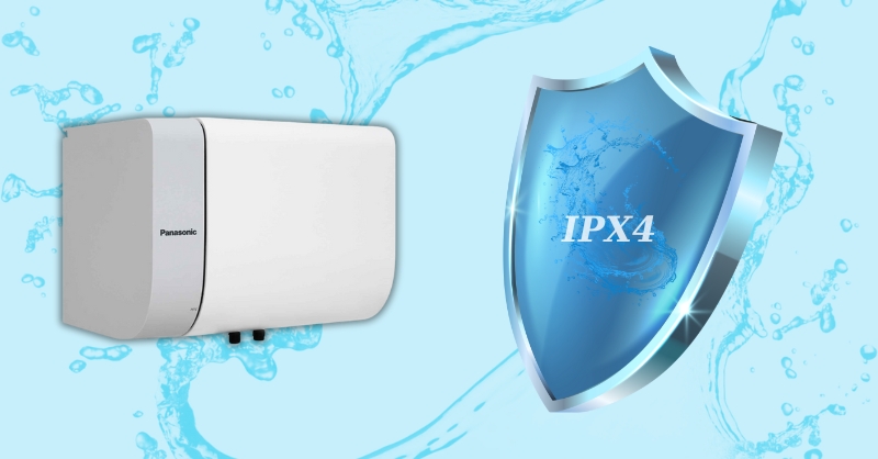 Vỏ máy nước Panasonic DH-20HBMVW chống nước chuẩn IPX4