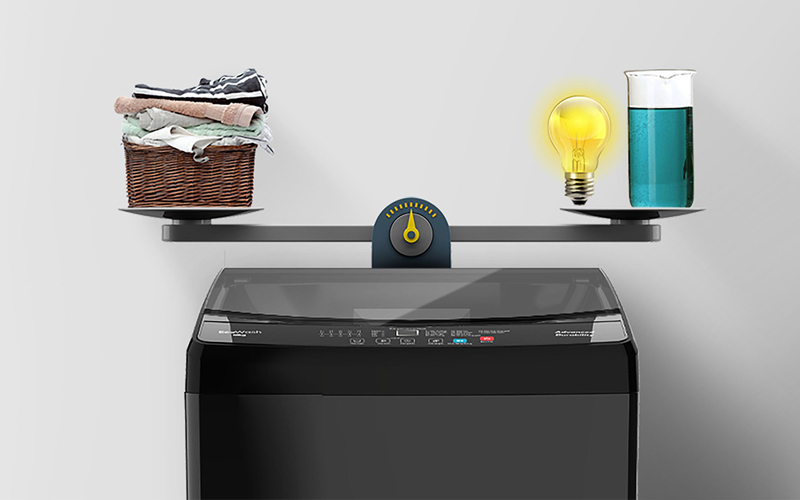 Máy Giặt Casper 9 Kg WT-9NB3 có công nghệ suy luận ảo Fuzzy Logic