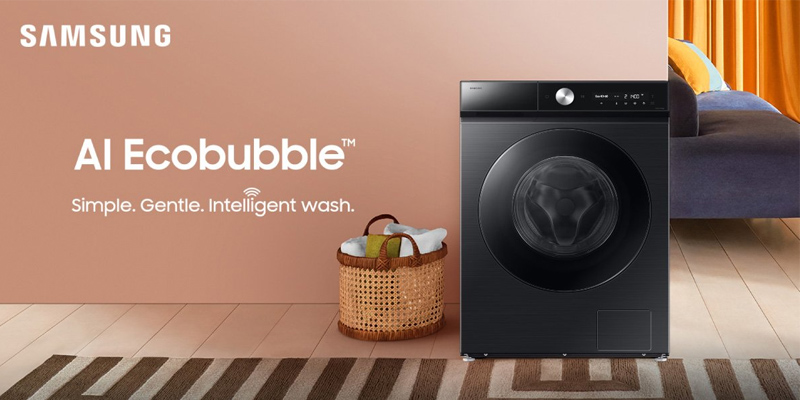 Bong bóng siêu mịn AI Ecobubble+™ trên WW12CB944DGBSV tăng khả năng đánh bật vết bẩn