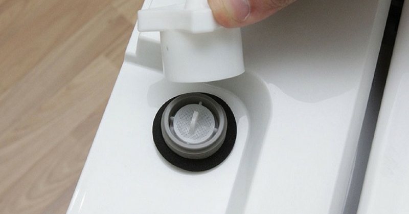 Máy LG báo lỗi IE do van cấp nước bị tắc