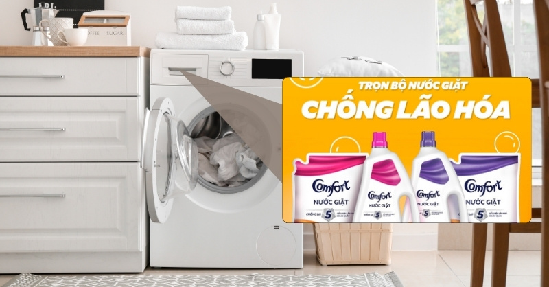 Nước giặt Comfort – 5 giải pháp chống lão hóa cho sợi vải